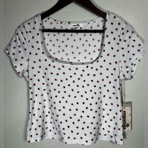 Sugarkiss Strawberries Baby Tee Y2K Size Large